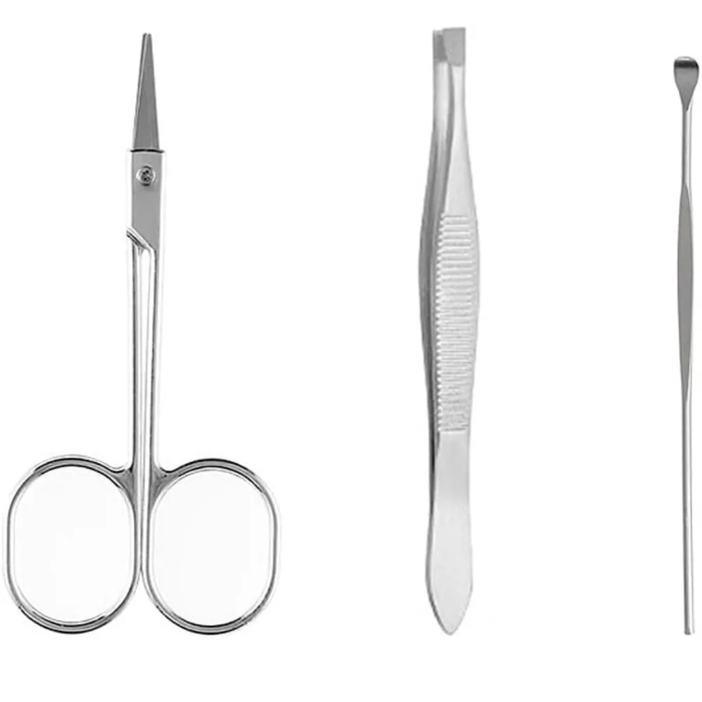 Grooming Kit with Stainless Steel Tools